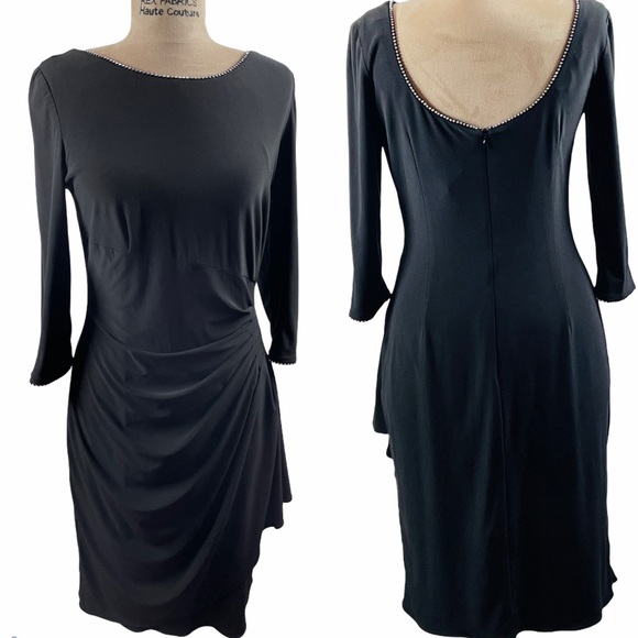 Alex Evenings Jeweled Fitted Dress - Picture 4 of 8